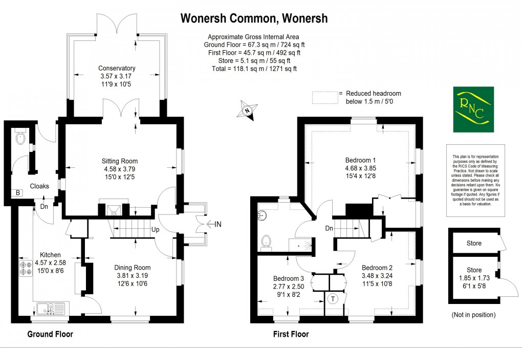 Floorplan for Wonersh Common
