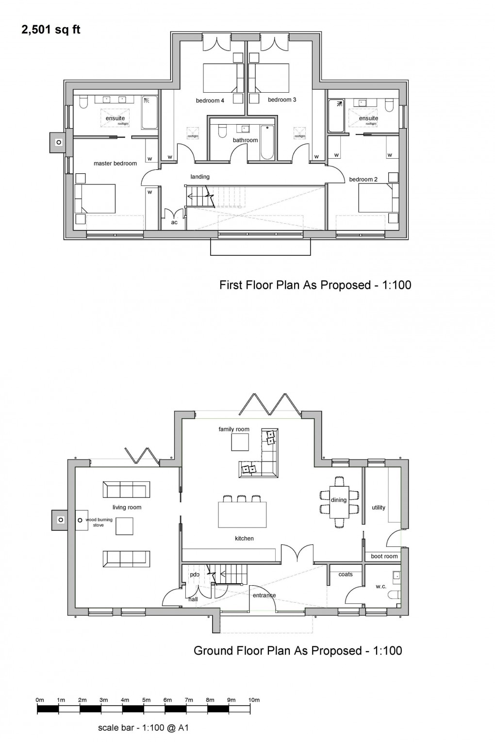 Floorplan for Wildwood Meadows, Surrey/Sussex border. Horsham and Guildford nearby