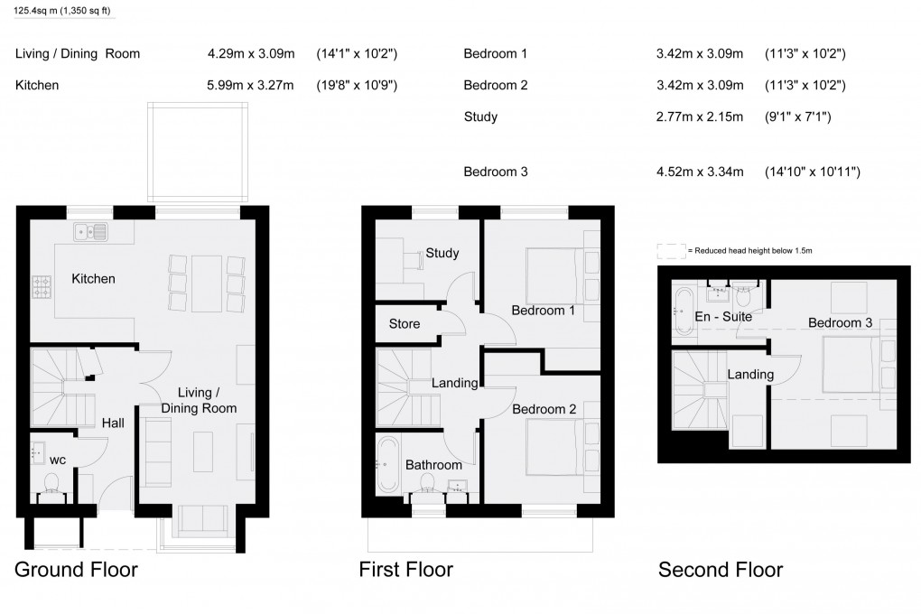 Floorplan for Medlands, Alfold Gardens, Alfold, Cranleigh, GU6