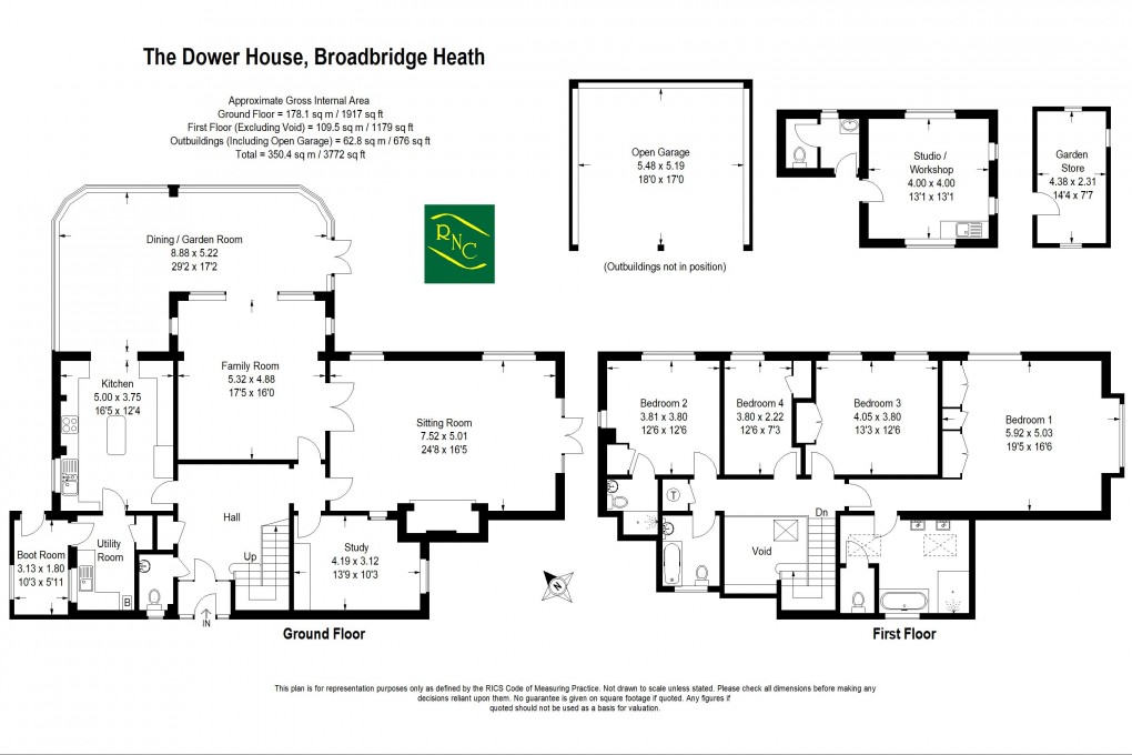 Floorplan for Surrey Sussex border