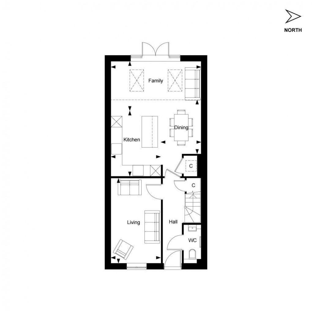 Floorplan for The Mandarin, Leighwood Fields, Cranleigh