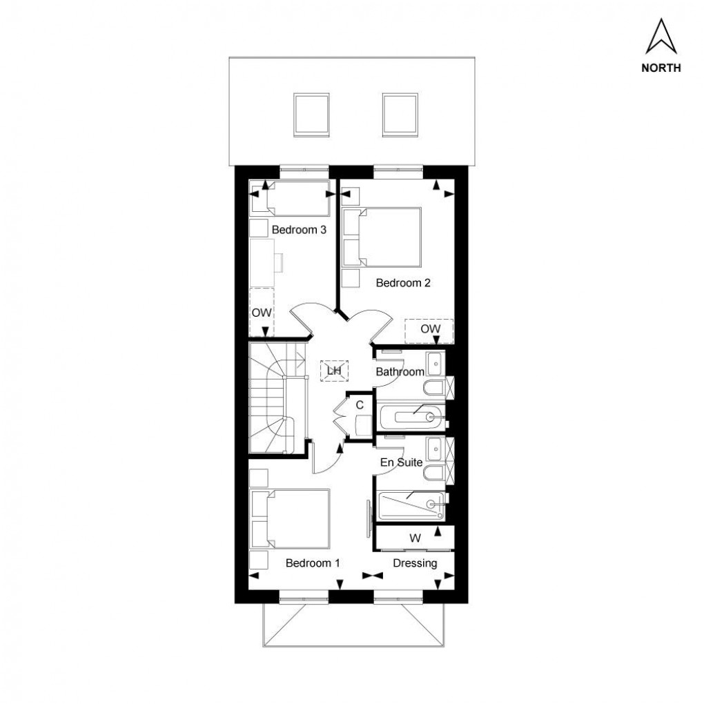 Floorplan for The Bramley, Leighwood Fields, Cranleigh