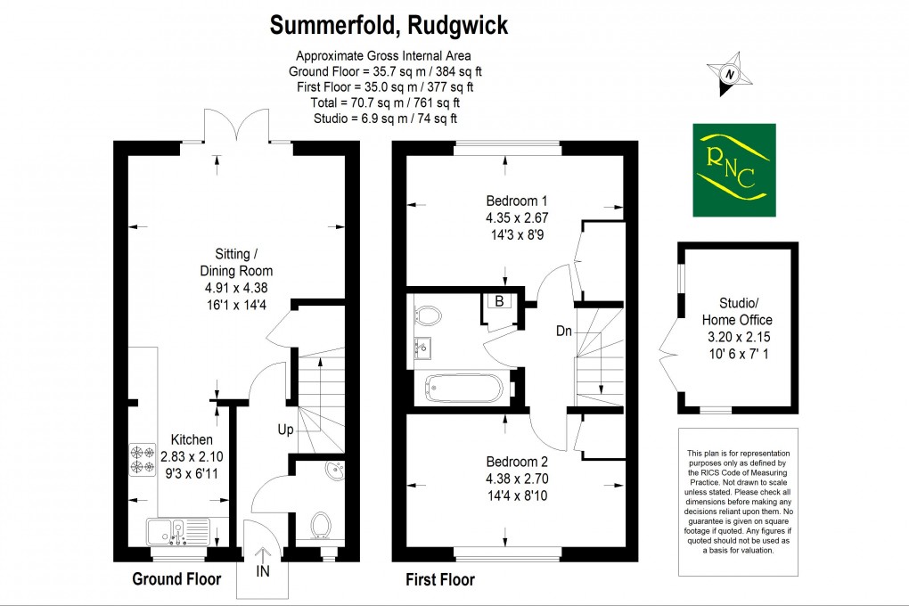 Floorplan for Summerfold, Rudgwick