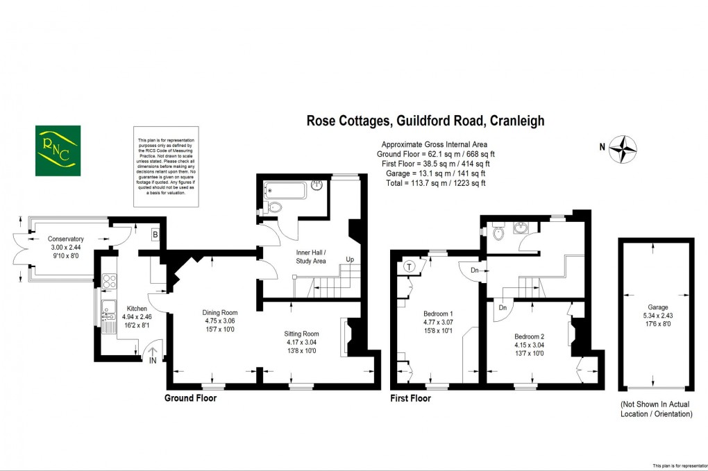 Floorplan for Guildford Road, Cranleigh, GU6
