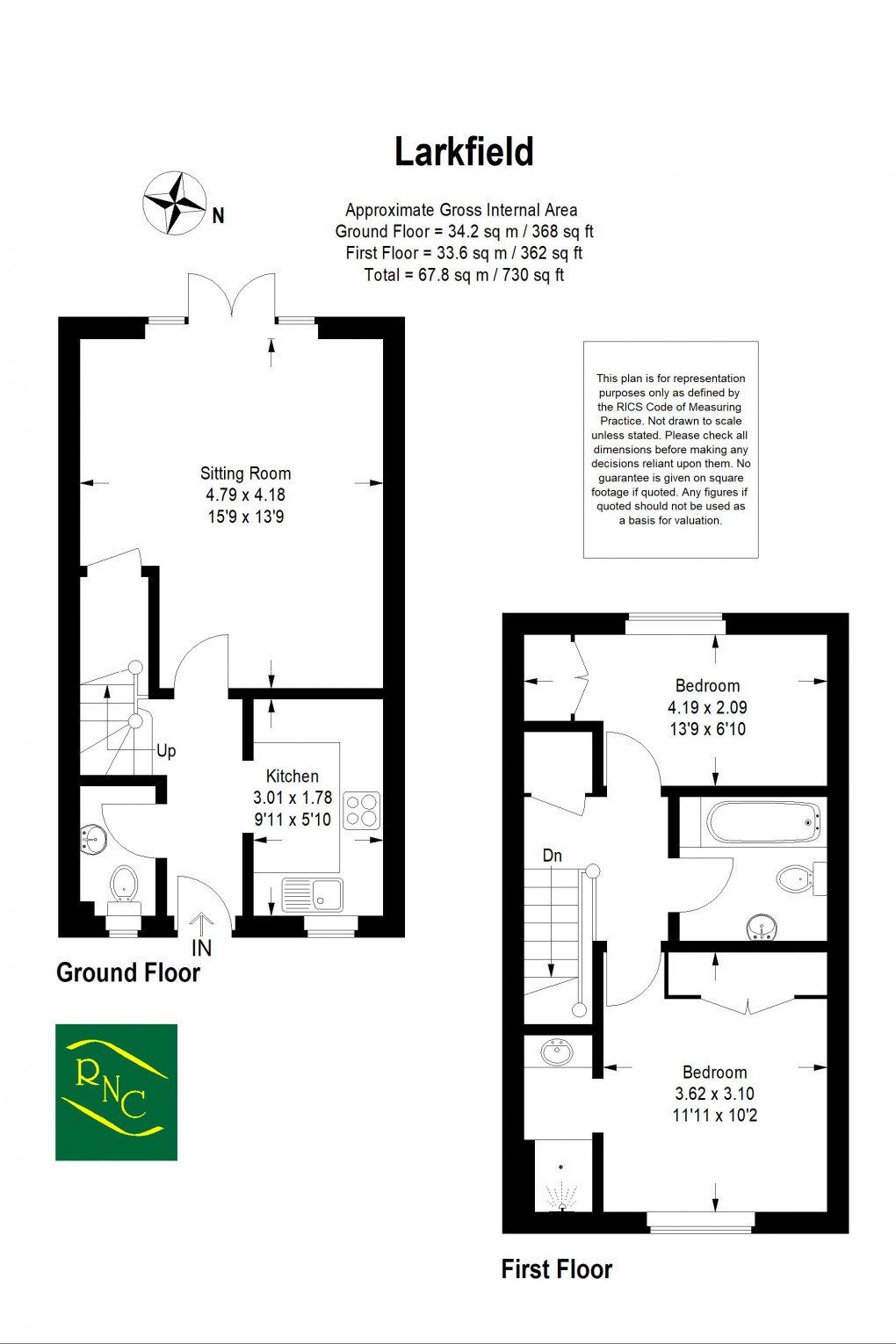 Floorplan for Larkfield, Ewhurst, GU6