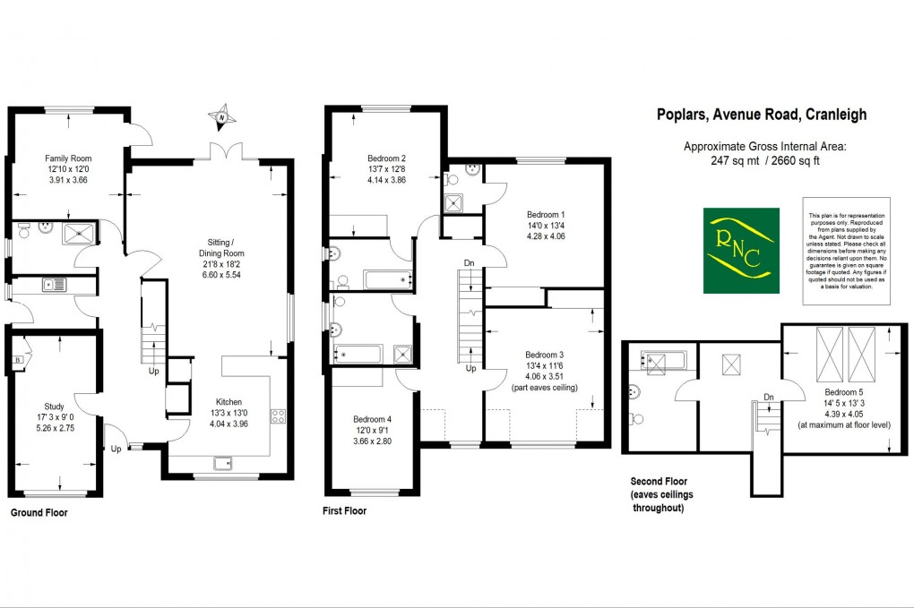 Floorplan for Avenue Road, Cranleigh, GU6