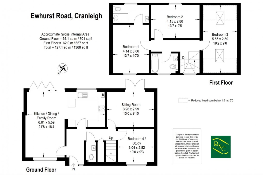 Floorplan for Ewhurst Road, Cranleigh, GU6