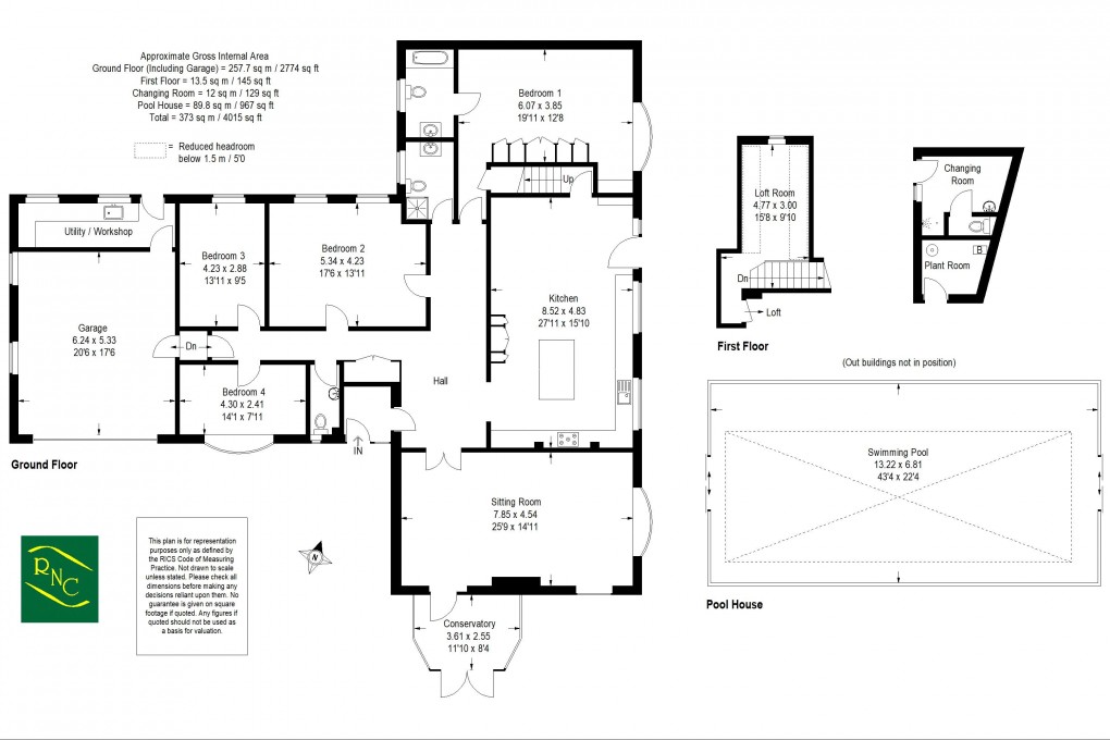 Floorplan for Gransden Close, Ewhurst