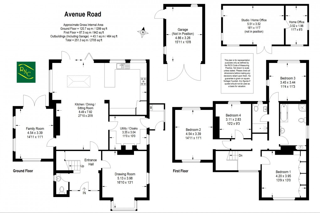 Floorplan for Avenue Road, Cranleigh