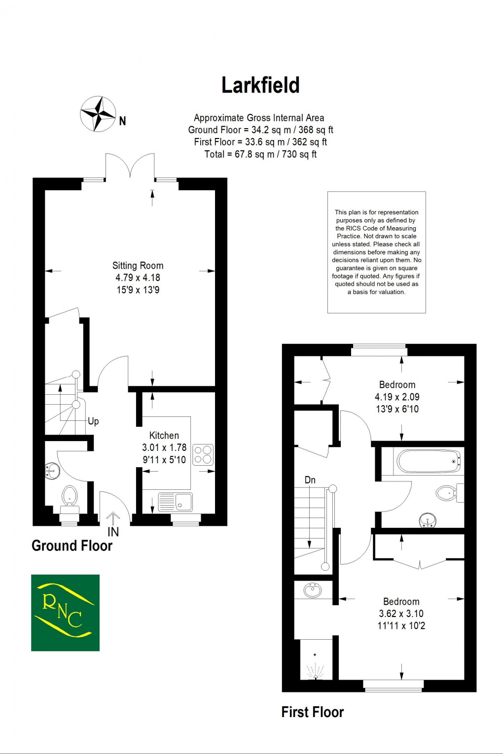 Floorplan for Larkfield, Ewhurst