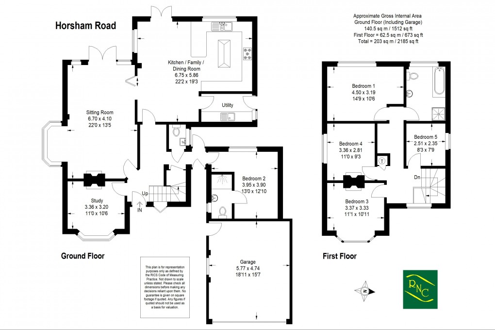 Floorplan for Horsham Road, Cranleigh