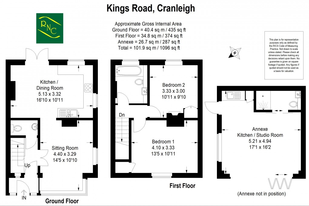Floorplan for Kings Road, Cranleigh