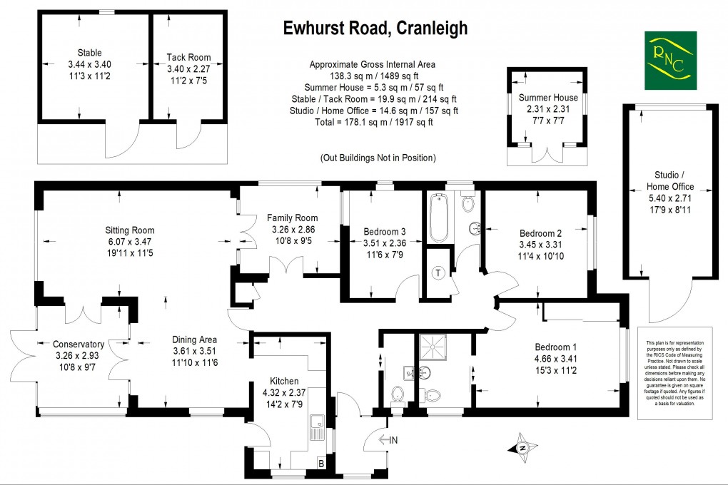 Floorplan for Bookhurst Road, Cranleigh