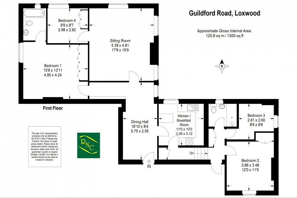 Floorplan for Guildford Road, Loxwood