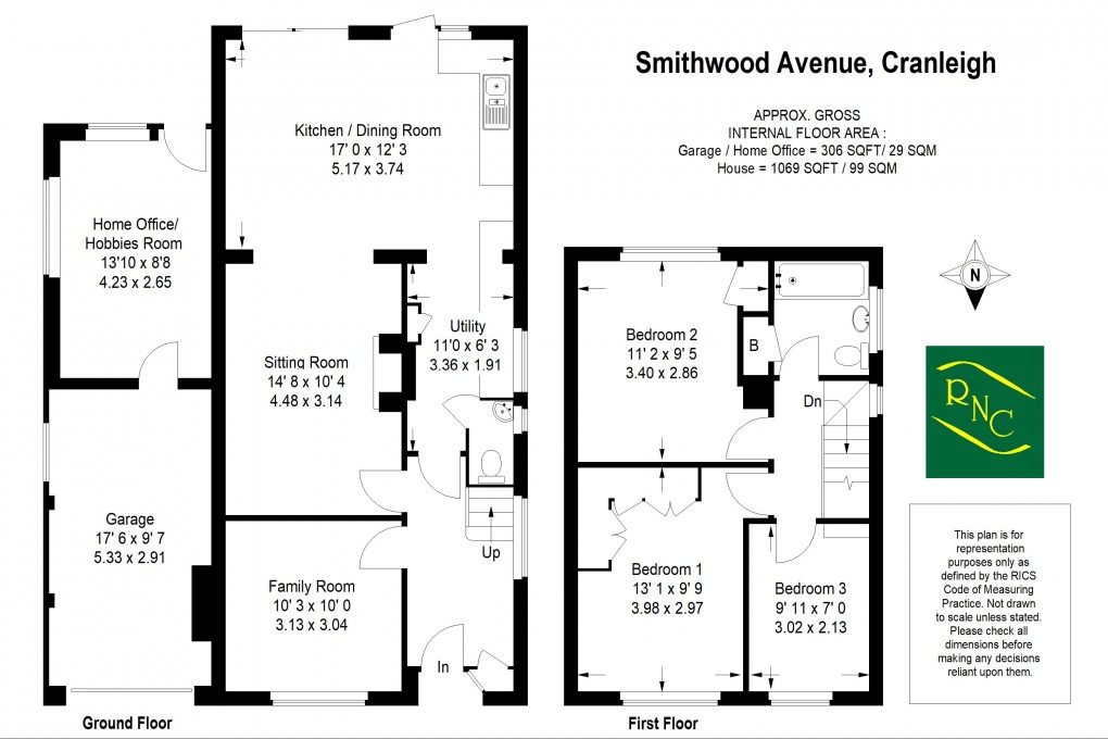 Floorplan for Smithwood Avenue, Cranleigh