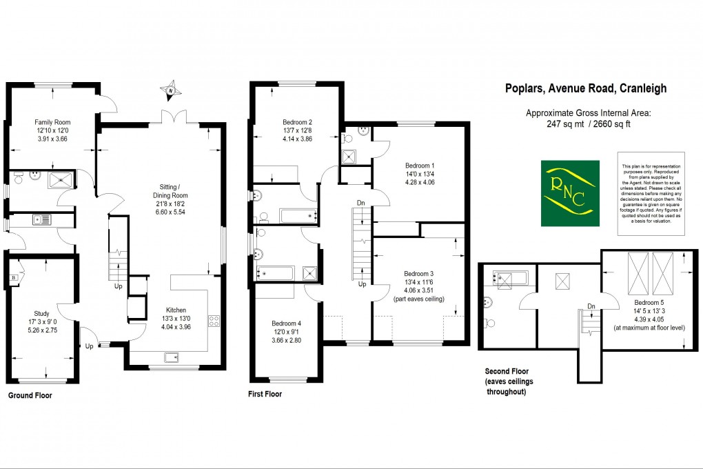 Floorplan for Avenue Road, Cranleigh