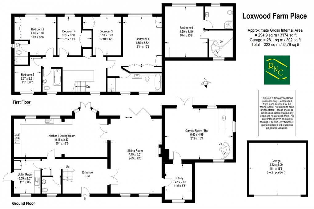 Floorplan for Loxwood Farm Place, Loxwood