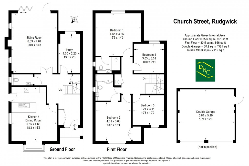 Floorplan for Farn Brakes, Rudgwick