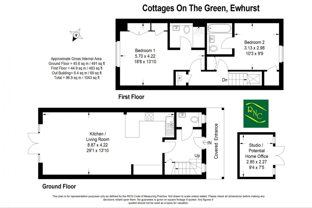 Floorplan for The Street, Ewhurst, GU6