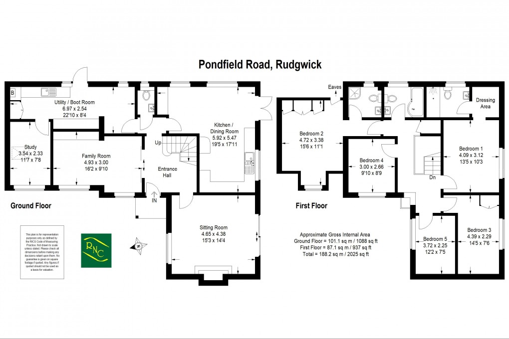 Floorplan for Pondfield Road, Rudgwick