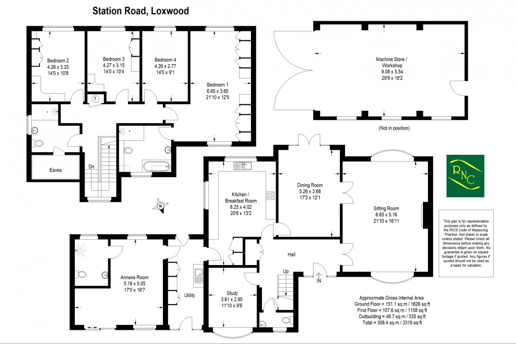 Floorplan for Station Road, Loxwood