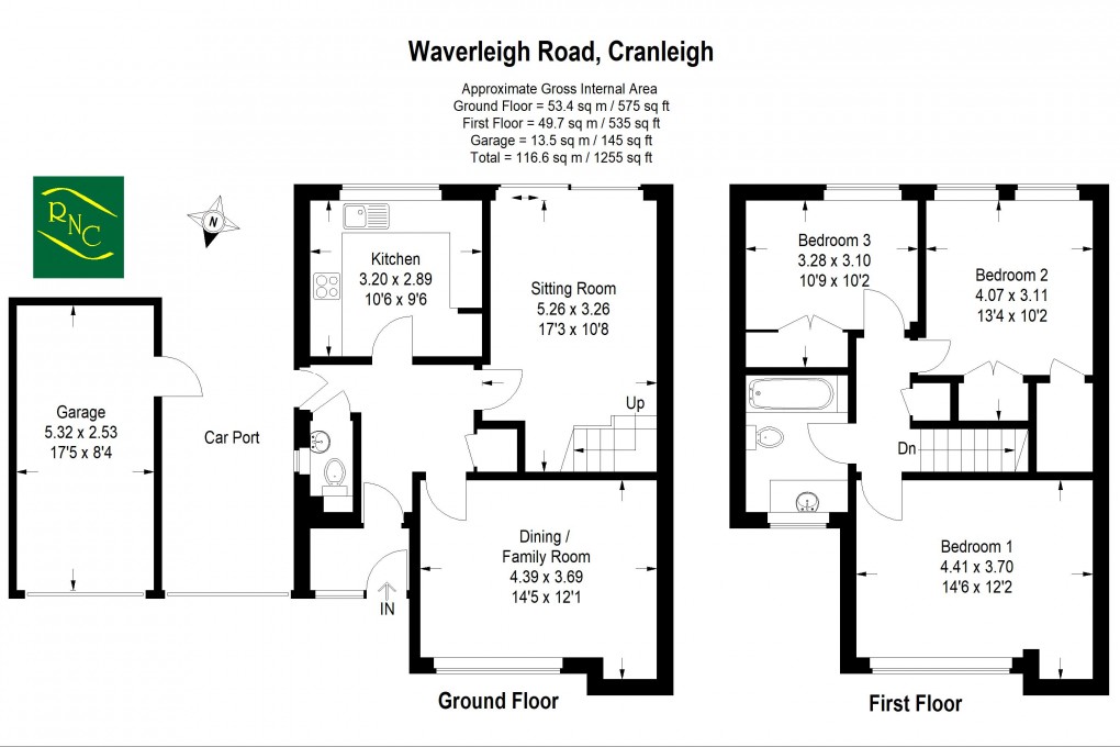 Floorplan for Waverleigh Road, Cranleigh