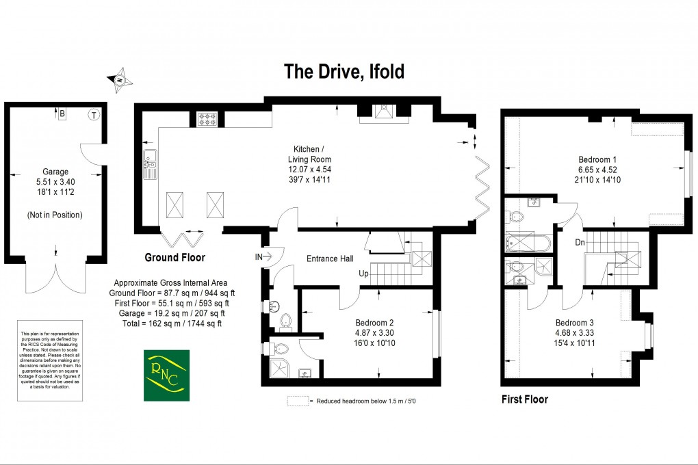 Floorplan for The Drive, Ifold