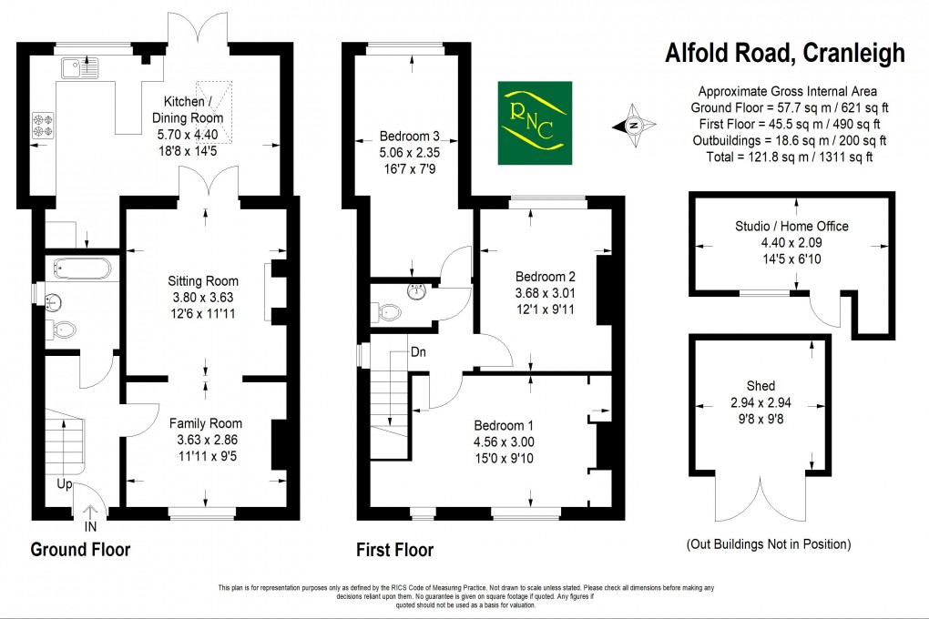 Floorplan for Alfold Road, Cranleigh