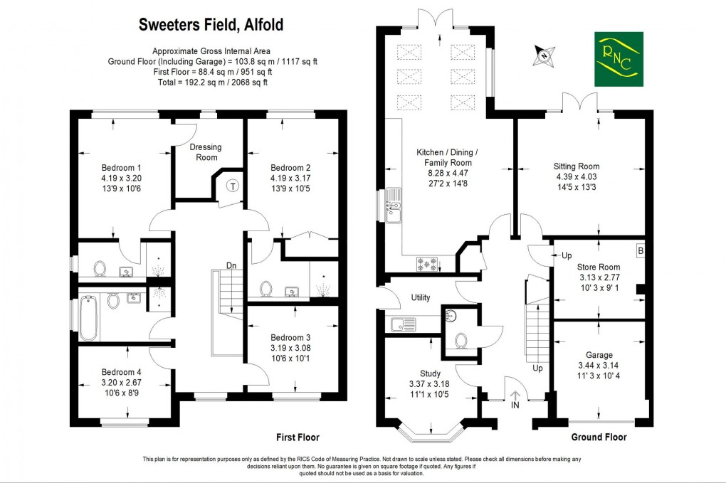 Floorplan for Sweeters Field Road, Alfold, GU6