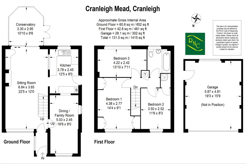 Floorplan for Cranleigh Mead, Cranleigh, GU6