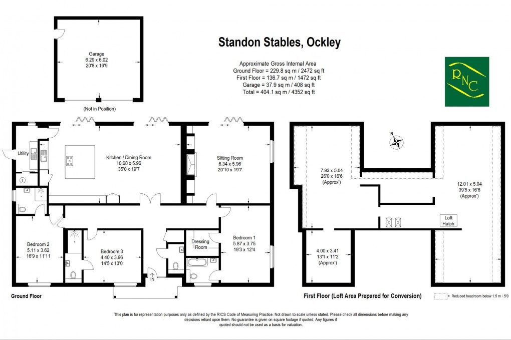 Floorplan for Standon Stables, Standon Lane, RH5