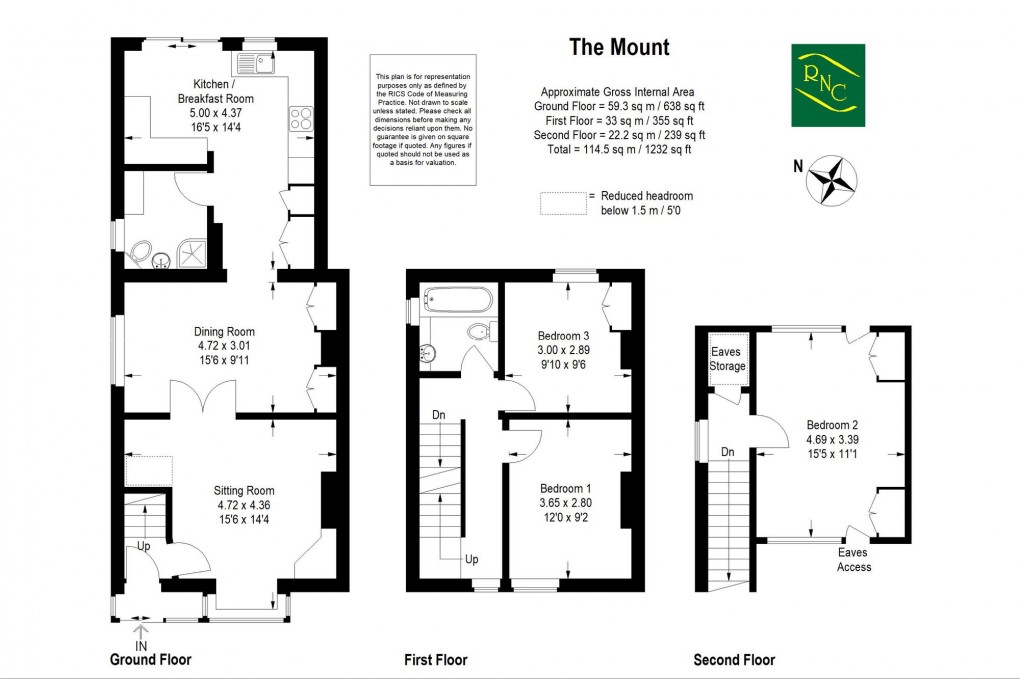 Floorplan for The Mount, Cranleigh, GU6