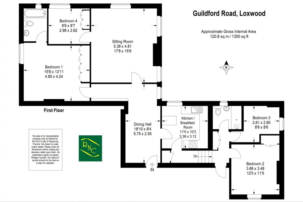 Floorplan for Guildford Road, Loxwood, RH14