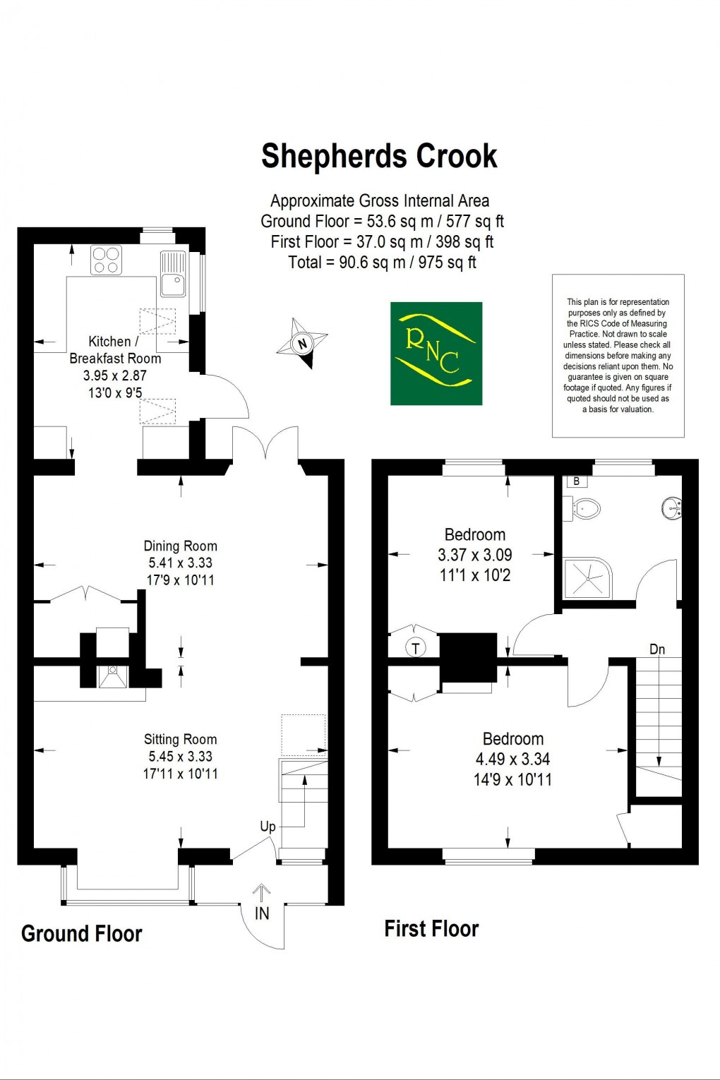 Floorplan for The Common, Cranleigh, GU6