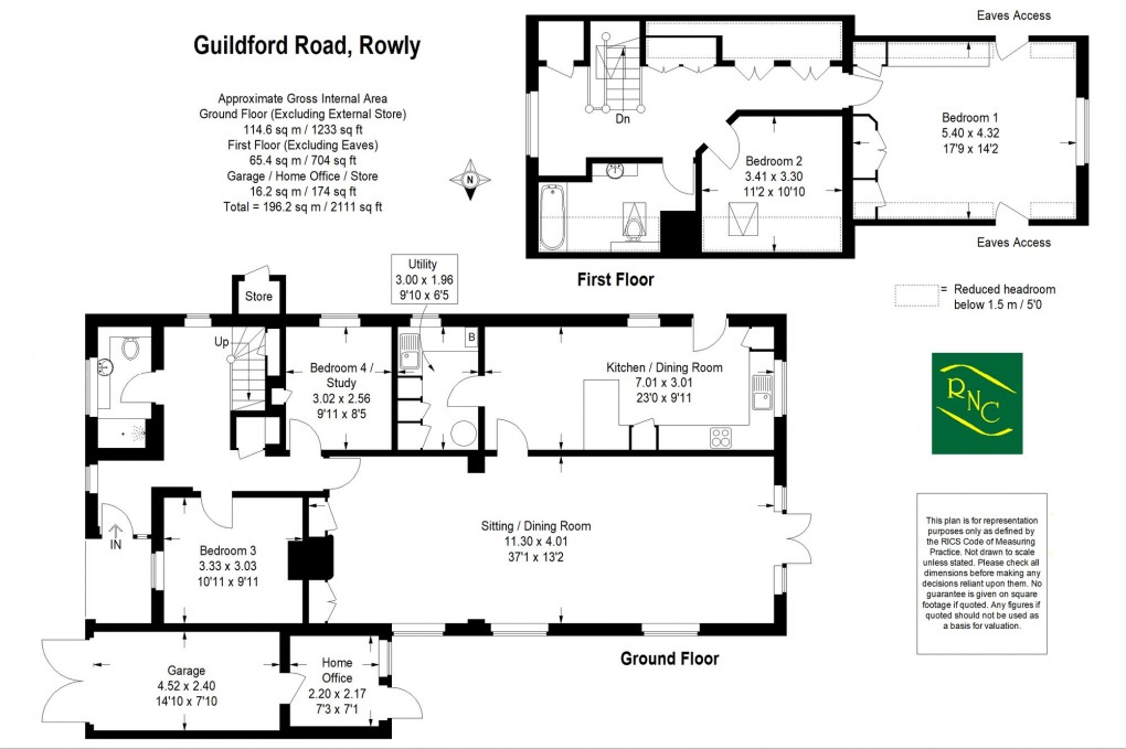 Floorplan for Guildford Road, Cranleigh, GU6