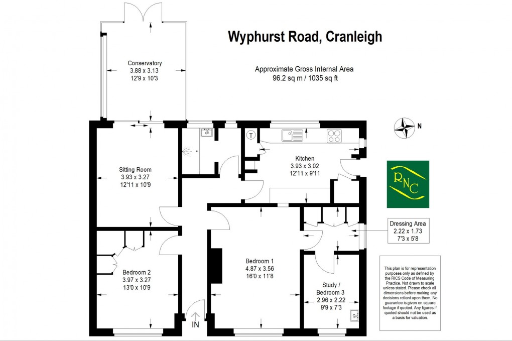 Floorplan for Wyphurst Road, Cranleigh, GU6