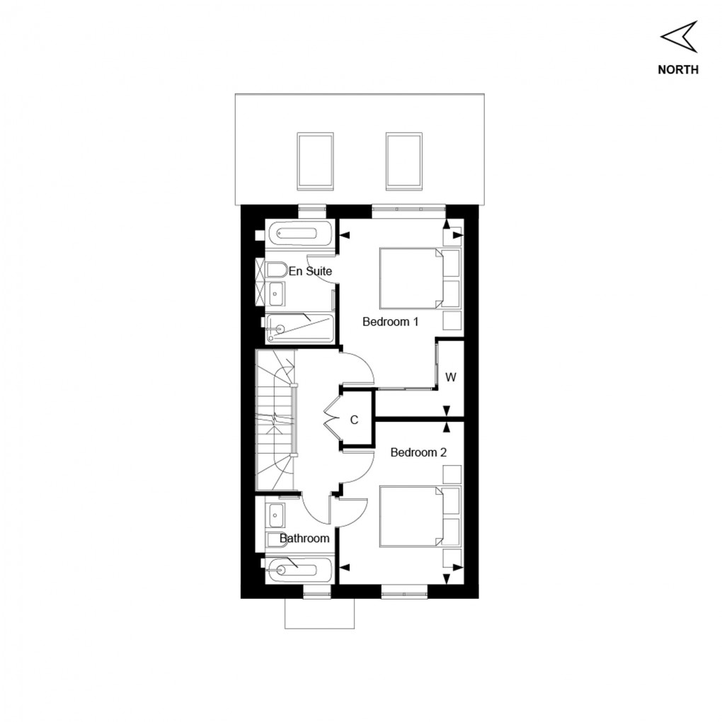 Floorplan for The Orchards, Leighwood Fields, GU6