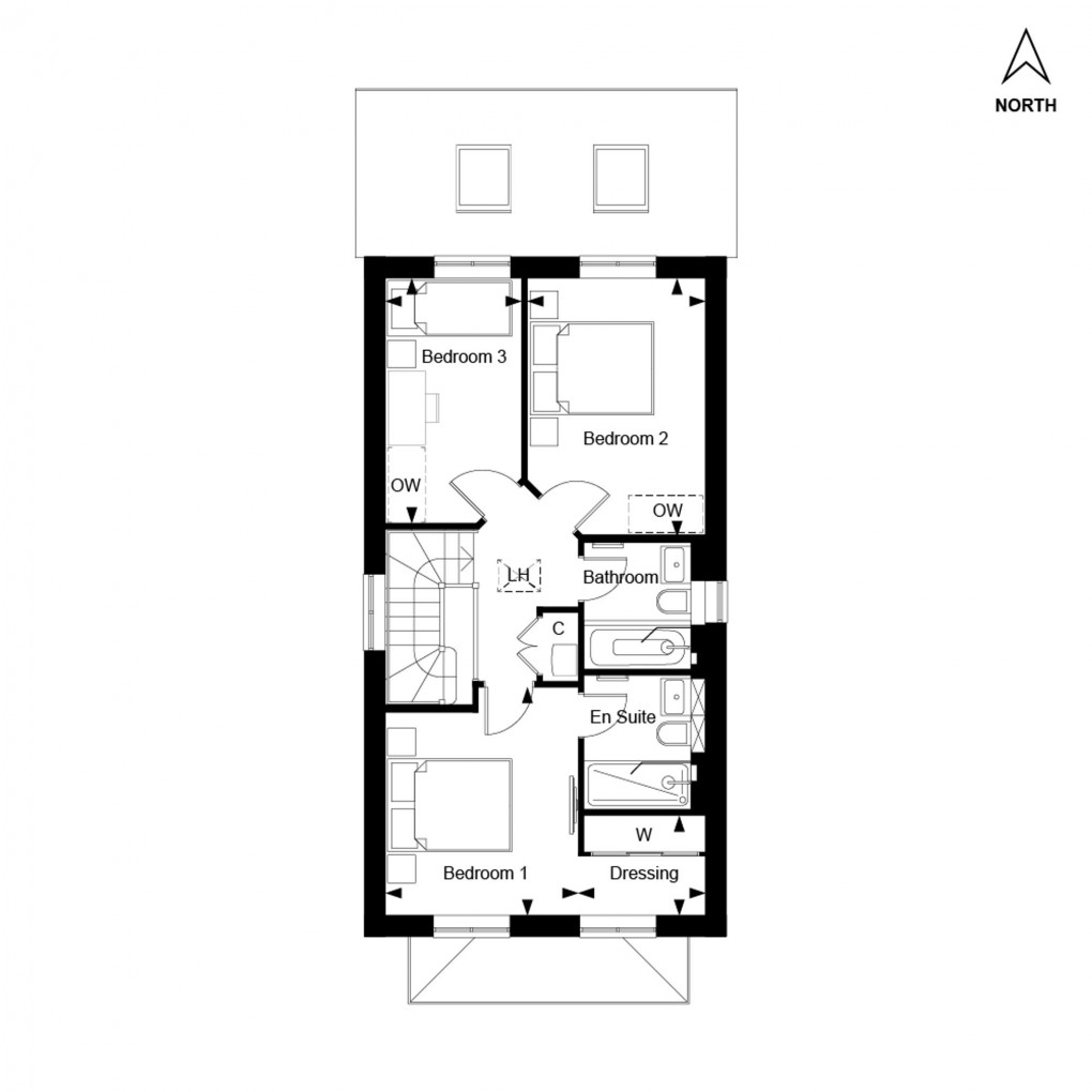 Floorplan for The Orchards, Leighwood Fields, GU6