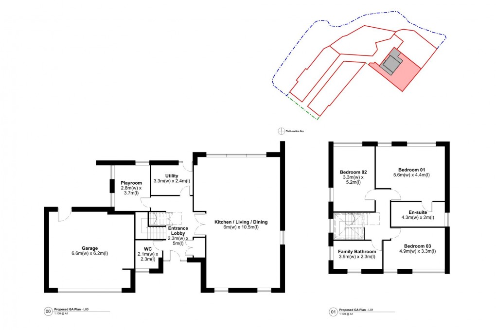 Floorplan for Woodland Avenue, Cranleigh, GU6