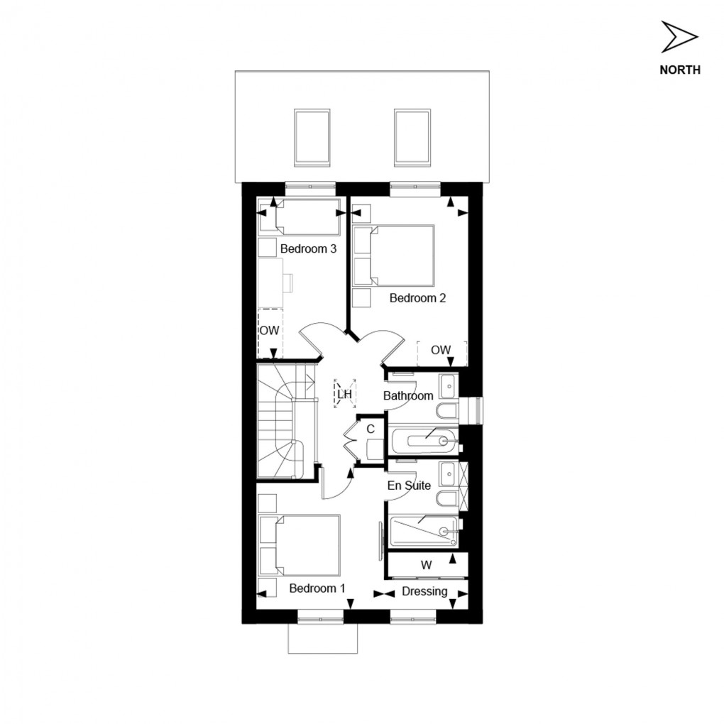 Floorplan for The Orchards, Leighwood Fields, GU6